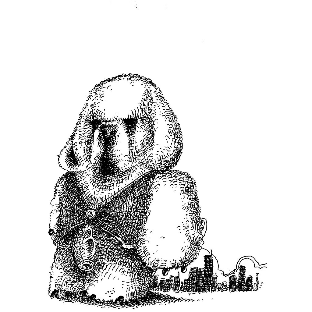 Humanized dog 