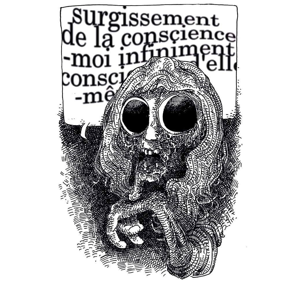 Surgissement de la conscience-moi infiniment consciente d'elle-même