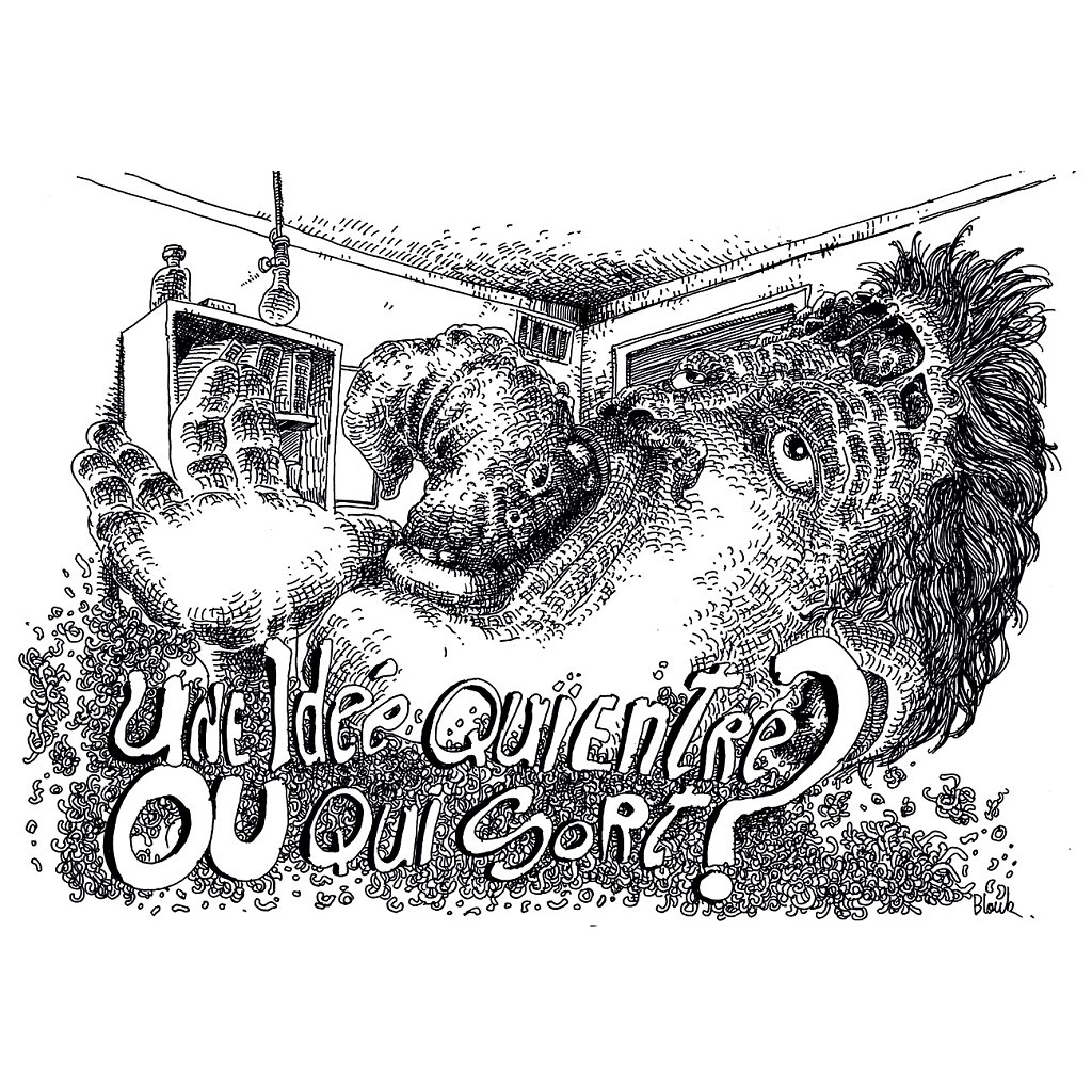 Une idée qui rentre ou qui sort?